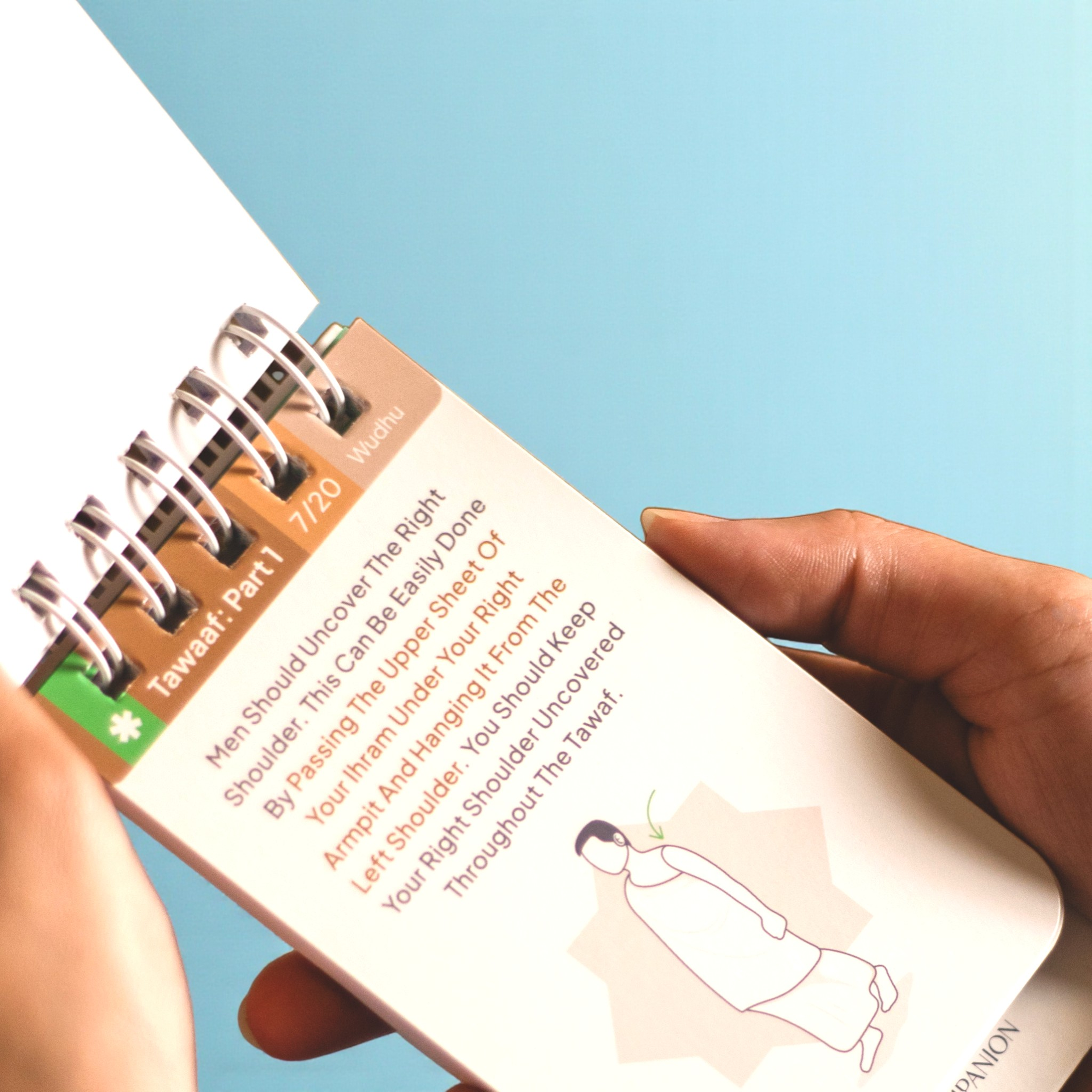 Umrah Dua Cards with Lanyard – Step-by-Step Umrah Guide & Duas for Adults | Pilgrim (Official)