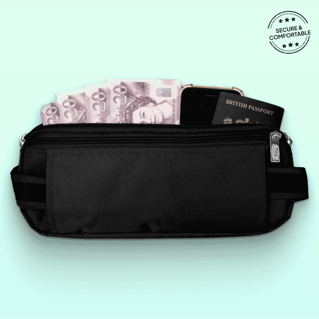 Anti-Theft Waist Bag Ihram Belt – Secure Umrah Hajj Belt