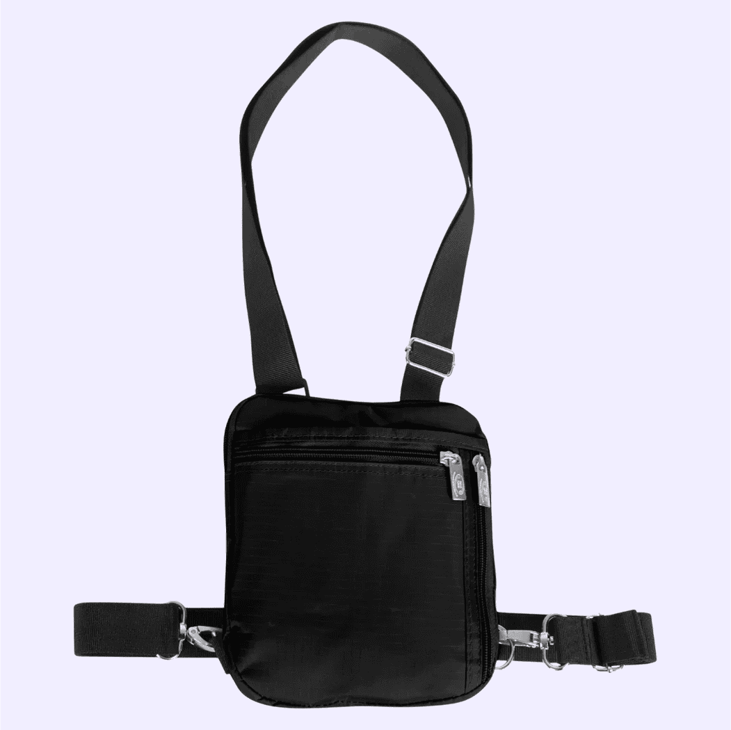 black_umrah_bag_for_men_with_multiple_compartments_for_safe_storage