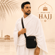 Hajj & Umrah Secure Neck Bag and Side Bag - Anti Theft Bag for Men (Hajj & Umrah)