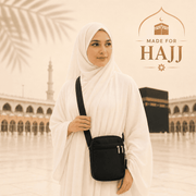 Hajj & Umrah Bag for Women | Side & Neck Bag | Anti-Theft
