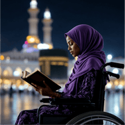 Wheelchair donation in Makkah
