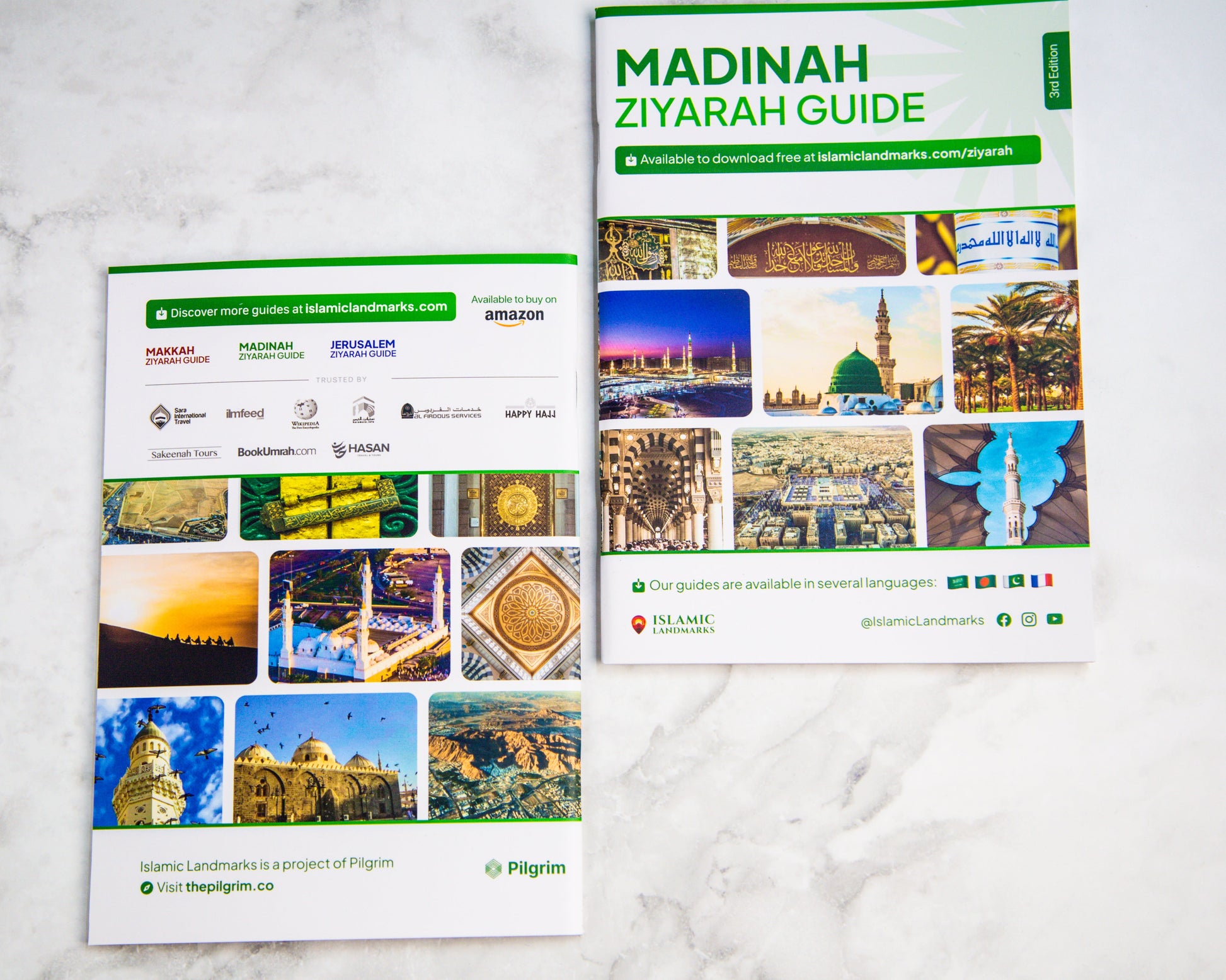 front_and_back_page_of_madinah_ziyarah_guide_book
